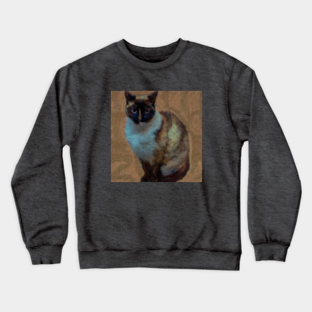 Kitty Cat in the Style of Matisse Crewneck Sweatshirt by Star Scrunch